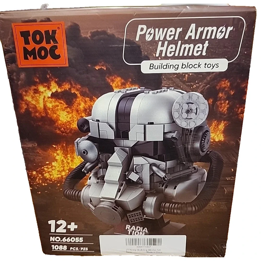 NEW TOK MOC Radiation Power Armor Helmet Block Set for Ages 12+ NO.66055 088pcs